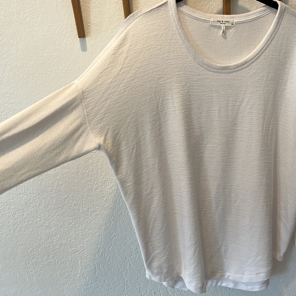 rag & bone Hudson Tee, White - M - Picture 6 of 10
